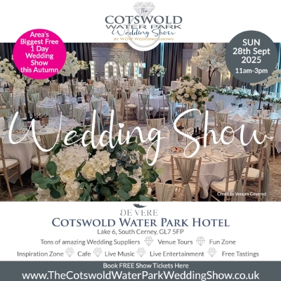 The Cotswold Water Park Wedding Show at De Vere Cotswold Water Park Hotel