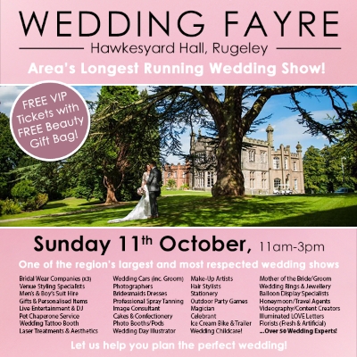 Hawkesyard Hall, Rugeley - Wedding Show