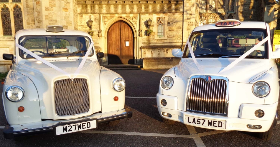 Image 1: White Wedding Taxi Hire