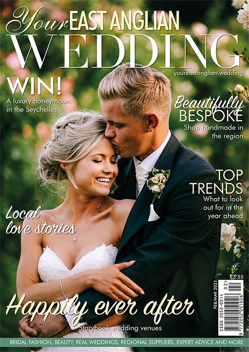 Cover of Your East Anglian Wedding, February/March 2021 issue