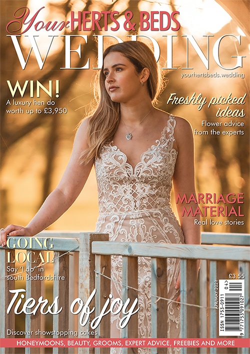 Cover of Your Herts & Beds Wedding, April/May 2021 issue