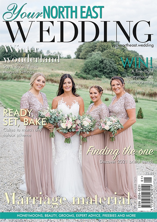 Cover of Your North East Wedding, January/February 2021 issue