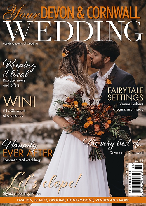 Cover of Your Devon & Cornwall Wedding, January/February 2022 issue