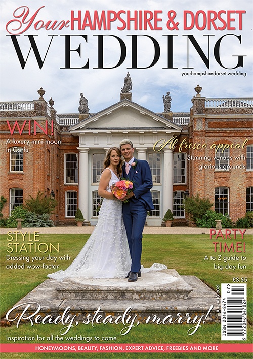 Cover of Your Hampshire & Dorset Wedding, July/August 2021 issue
