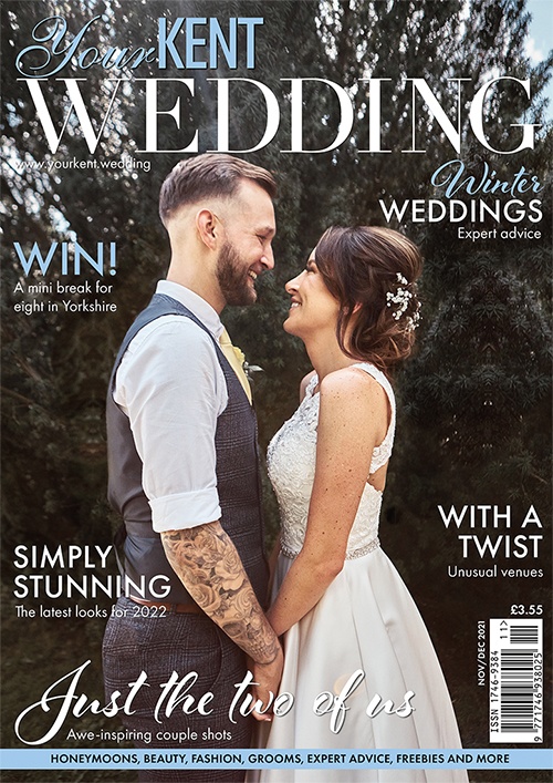 Cover of Your Kent Wedding, November/December 2021 issue