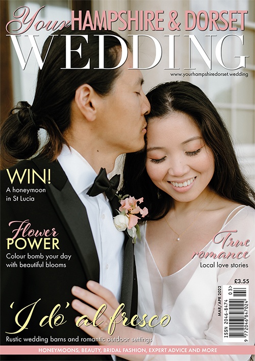 Cover of Your Hampshire & Dorset Wedding, March/April 2022 issue
