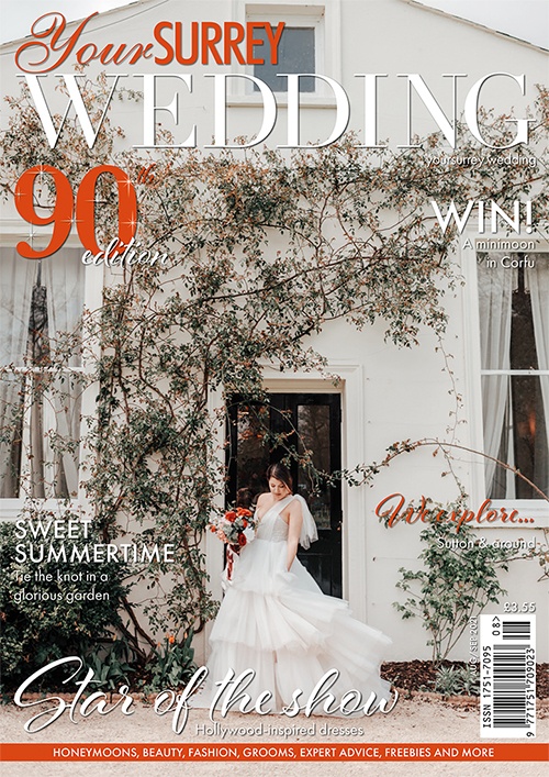 Cover of Your Surrey Wedding, August/September 2021 issue