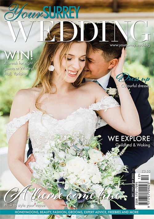 Cover of Your Surrey Wedding, December/January 2021/2022 issue
