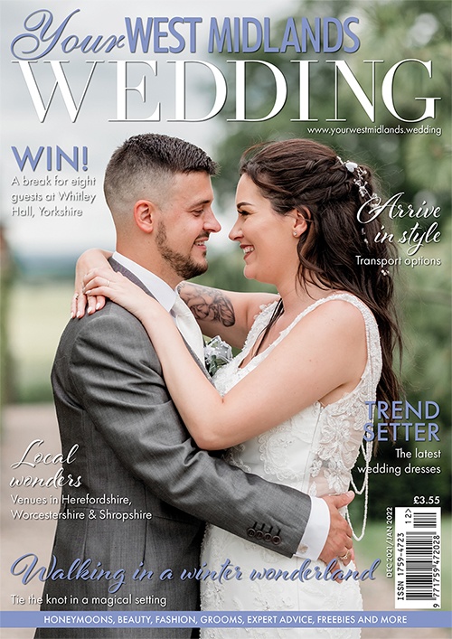 Cover of Your Midlands Wedding, December/January 2021/2022 issue
