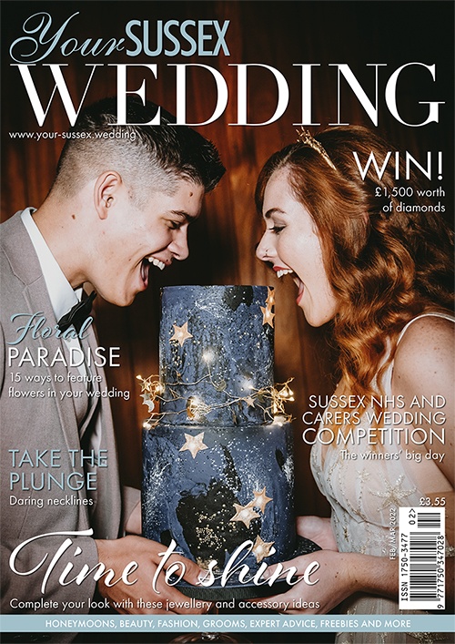 Cover of Your Sussex Wedding, February/March 2022 issue