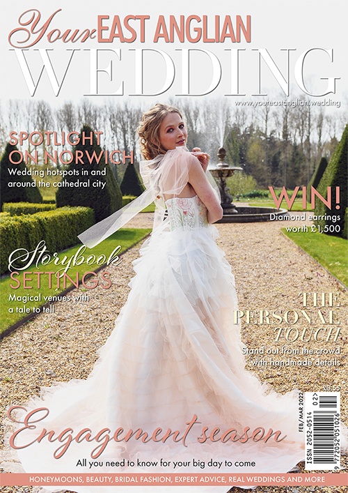 Cover of Your East Anglian Wedding, February/March 2022 issue