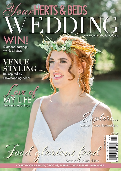 Cover of Your Herts & Beds Wedding, February/March 2022 issue