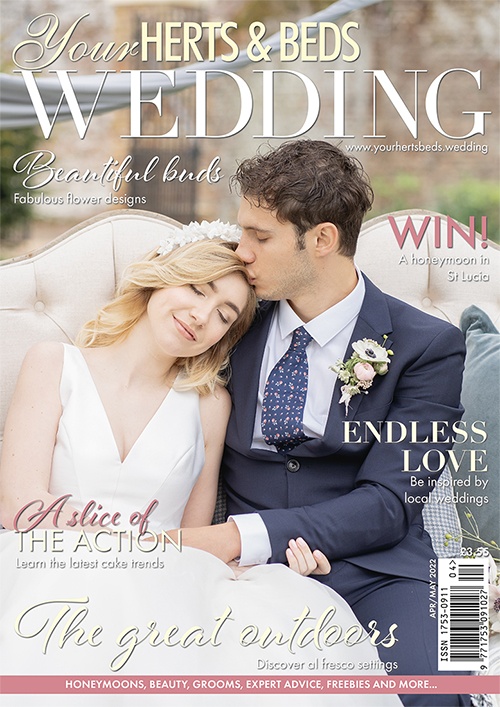 Cover of Your Herts & Beds Wedding, April/May 2022 issue