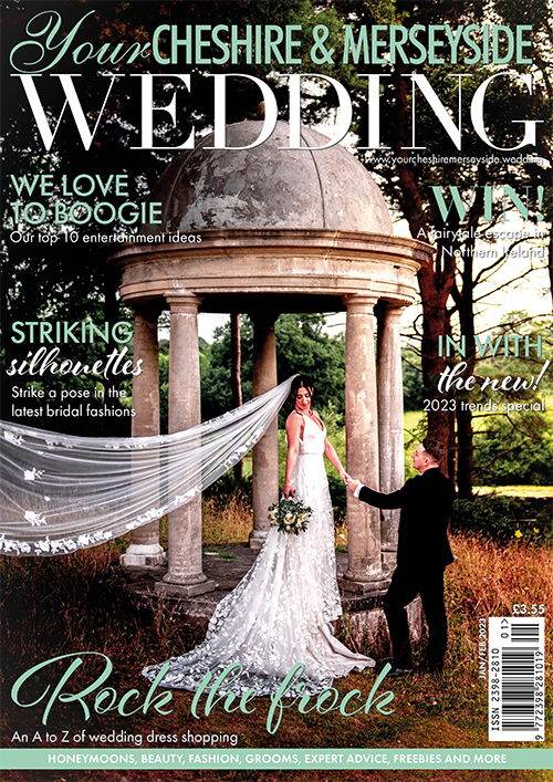 Cover of Your Cheshire & Merseyside Wedding, January/February 2023 issue