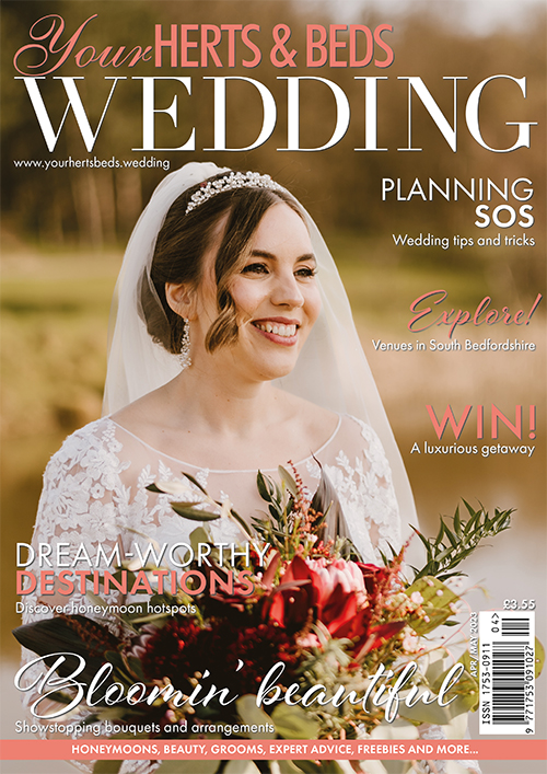 Cover of Your Herts & Beds Wedding, April/May 2023 issue