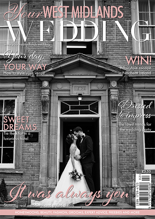 Cover of Your Midlands Wedding, February/March 2023 issue