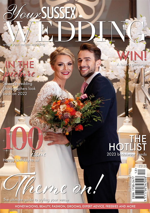 Cover of Your Sussex Wedding, December/January 2022/23 issue