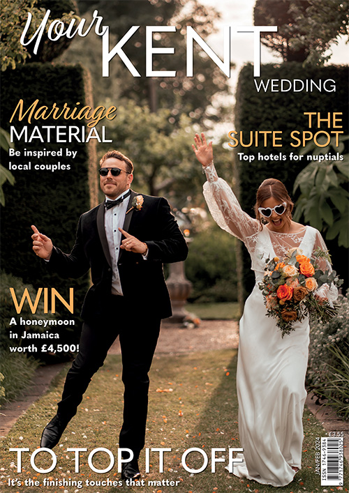 Cover of Your Kent Wedding, January/February 2024 issue