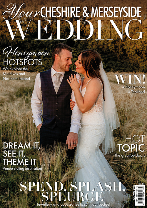Cover of Your Cheshire & Merseyside Wedding, July/August 2023 issue