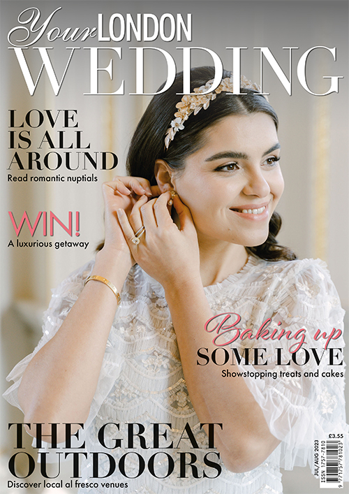 Cover of Your London Wedding, July/August 2023 issue