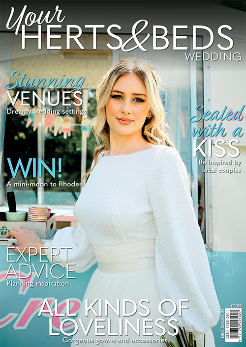 Cover of Your Herts & Beds Wedding, December/January 2023/2024 issue