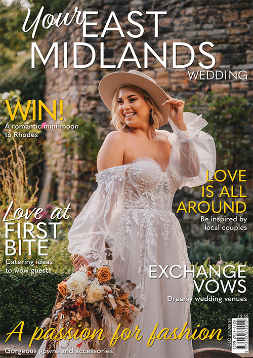 Cover of Your East Midlands Wedding, December/January 2023/2024 issue