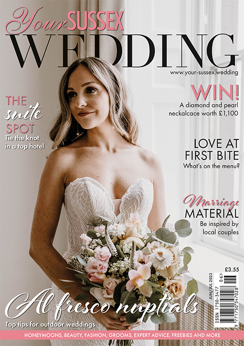 Cover of Your Sussex Wedding, June/July 2023 issue