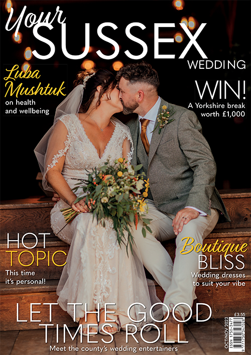 Cover of Your Sussex Wedding, October/November 2023 issue