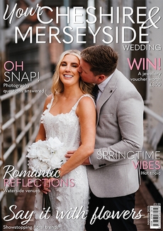 Cover of the May/June 2025 issue of Your Cheshire & Merseyside Wedding magazine