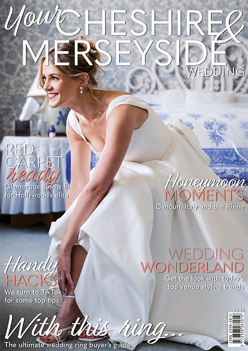Cover of Your Cheshire & Merseyside Wedding, July/August 2025 issue