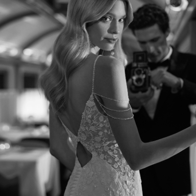 The Perfect Lineup - strappy wedding gown edit