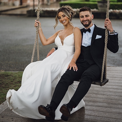 Real Wedding: A black-tie affair