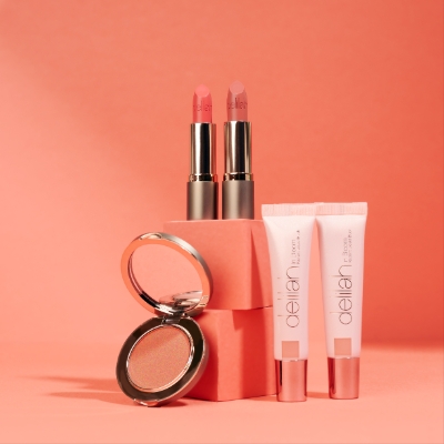 Delilah Coral Edit: Golden Hour Inspired Makeup with Radiant Peachy Shades