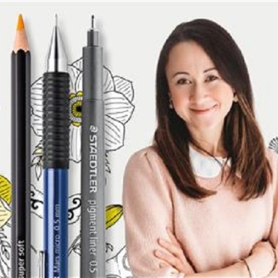 Illustrator Johanna Basford, STAEDTLER UK & CASS ART Join Forces
