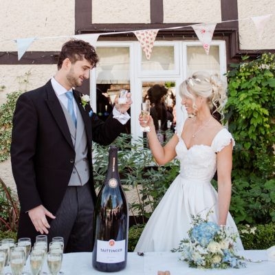 Real Wedding: Something blue