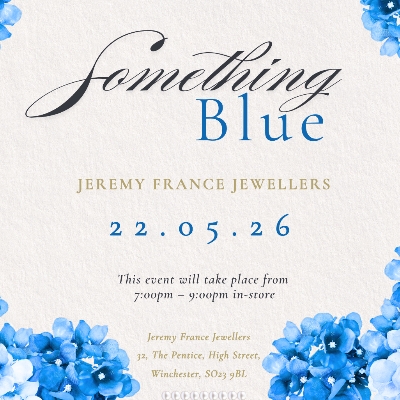 Jeremy France Jewellers in Winchester hosts spring event, Something Blue
