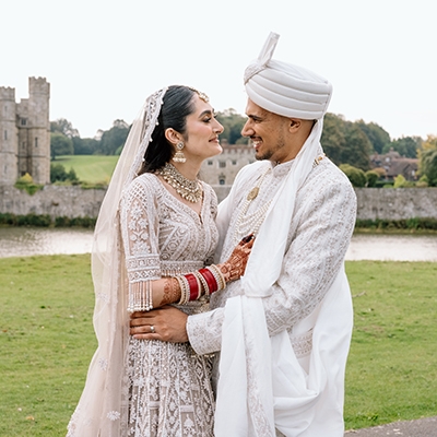 Real Wedding: Castle romance