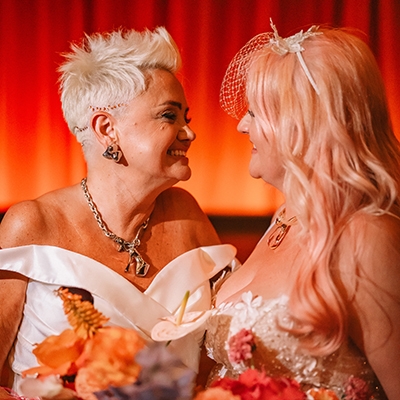Real Wedding: Bold, bright and beautiful