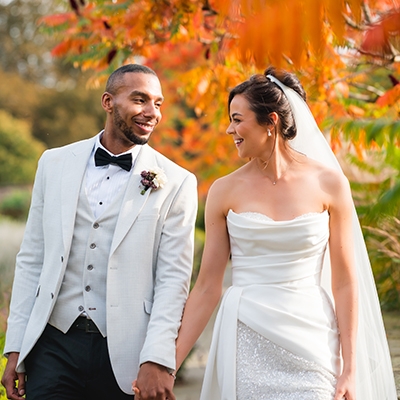 Real Wedding: Plum's the word