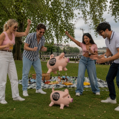 GIANT PASS THE PIGS IS THE ULTIMATE SUMMER GAME FOR BEACHES, PICNICS AND GARDEN FUN