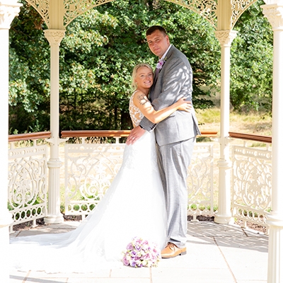 Real Wedding: Summertime romance