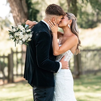 Real Wedding: Black-tie bliss