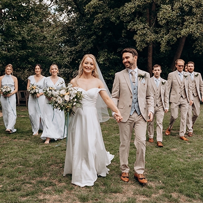 Real Wedding: Something blue