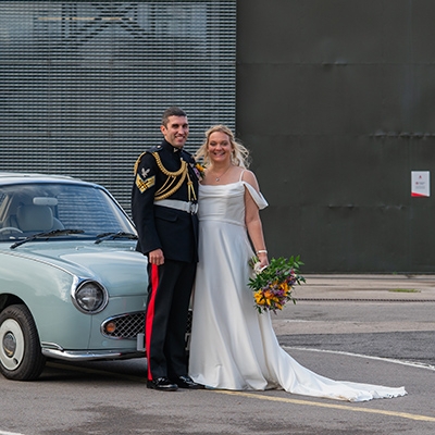 Real Wedding: Up in the clouds