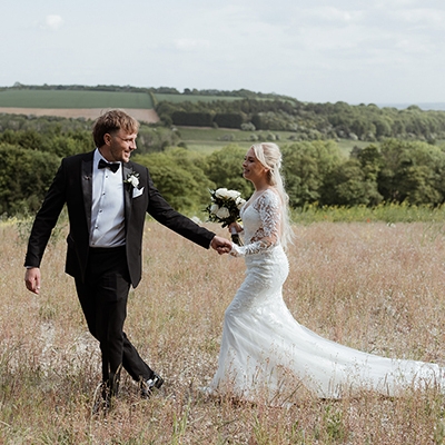Real Wedding: Elegant energy