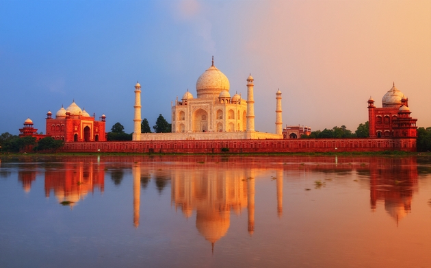 A riverside Indian palace