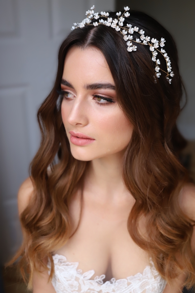 lily of the valley hair vine by make me bridal accessories