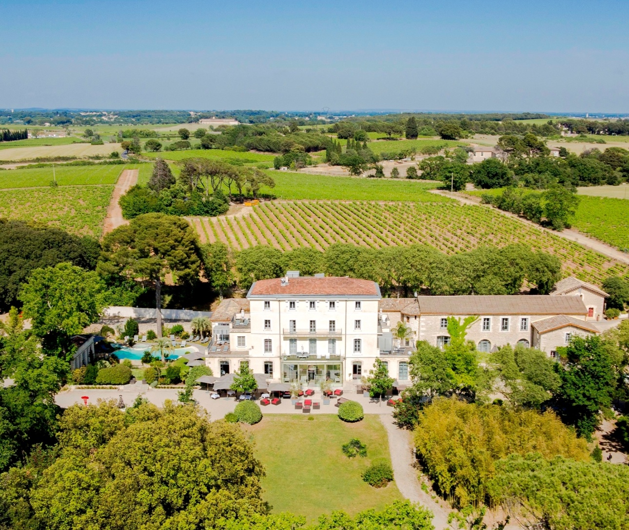 Aerial view of Domaine de Verchant Montpellier