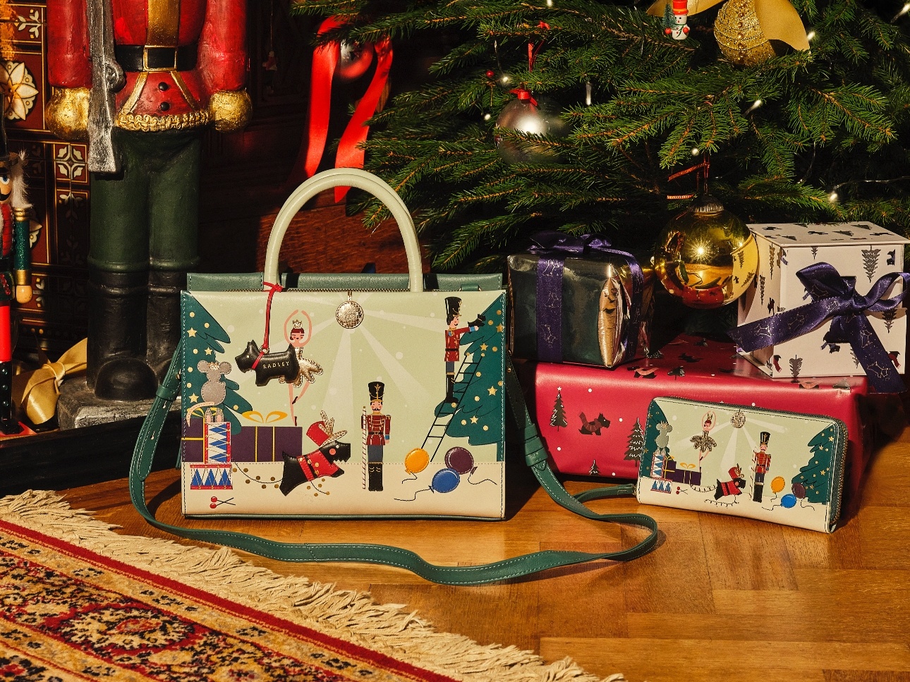 Christmas comes early with Radley's Little Drummer Dog picture bag