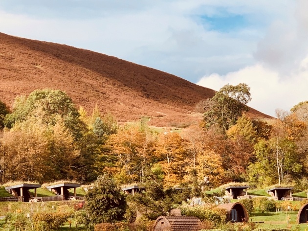 small lodges in the hills